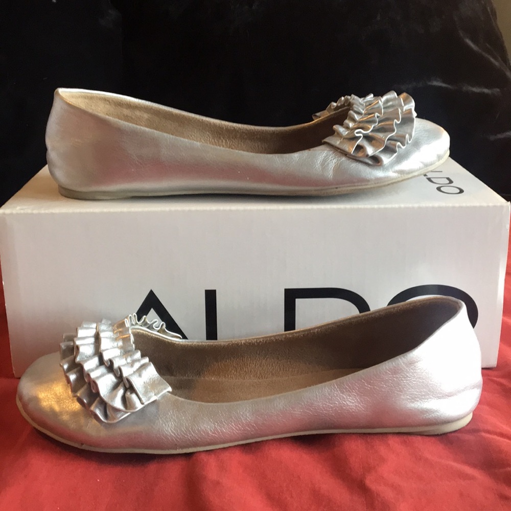 Aldo Silver Flats